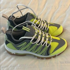 Nike Air Max Plus TN SE Gray and Neon Green Sneakers